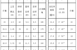 安徽体育加试标准解析